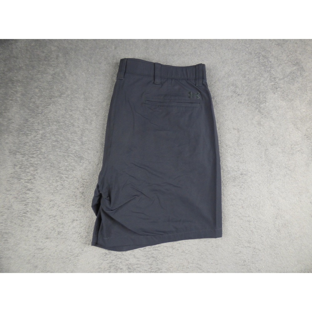 Under Armour Mens Golf Shorts Navy Blue Performance Stretch Size 40